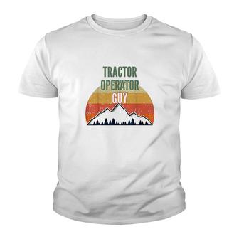 Tractor Operator Tractor Operator Guy Youth T-shirt | Mazezy
