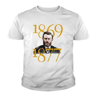 Ulysses S Grant Lincoln And Liberty Quote And Portrait Youth T-shirt | Mazezy