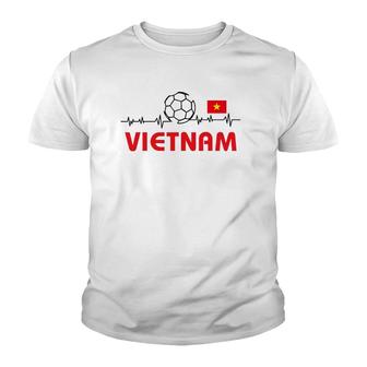 Vietnam Soccer Jersey Best Vietnamese Football Lover Youth T-shirt | Mazezy