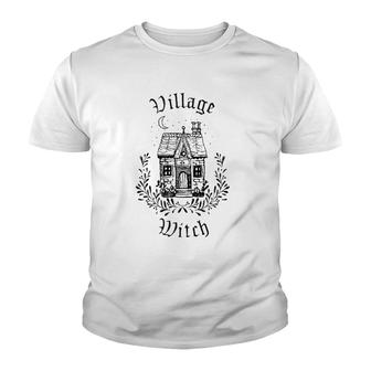 Village Witch Hedge Witch Pagan Wicca Youth T-shirt | Mazezy