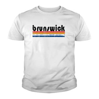 Vintage 80'S Style Brunswick Md Youth T-shirt | Mazezy
