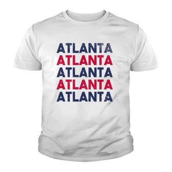 Vintage Atlanta 80S Retro Style Youth T-shirt | Mazezy