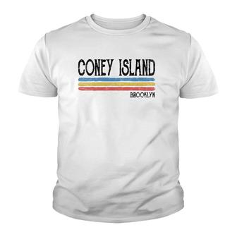 Vintage Coney Island Nyc Brooklyn Gift Souvenir Youth T-shirt | Mazezy