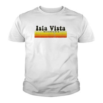 Vintage Retro 70S 80S Isla Vista Ca Tank Top Youth T-shirt | Mazezy