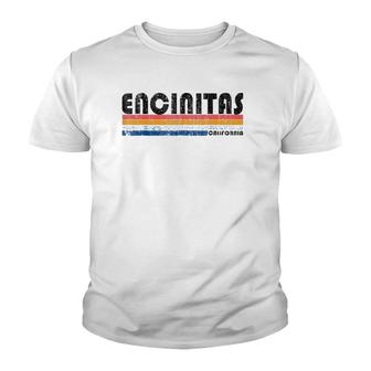 Vintage Retro 70'S 80'S Style Encinitas Ca Youth T-shirt | Mazezy