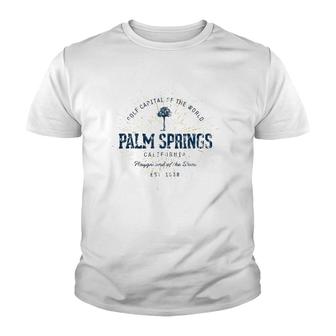 Vintage Retro Style Palm Springs Youth T-shirt | Mazezy AU