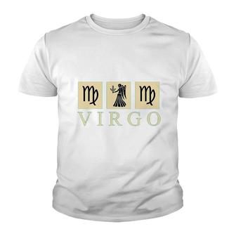 Virgo Symbol Youth T-shirt | Mazezy