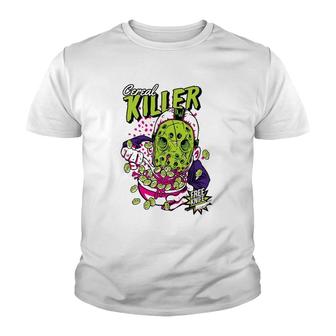 White Cereal Killer Vintage Youth T-shirt | Mazezy