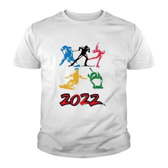 Winter Games 2022 Sport Lover Youth T-shirt | Mazezy