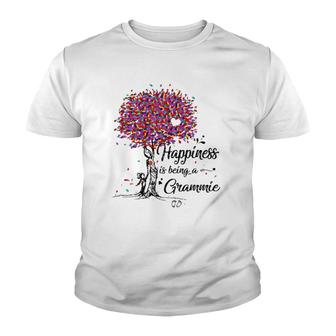 Womens Happiness Is Being A Grammiecute Mother's Day Gifts Youth T-shirt | Mazezy