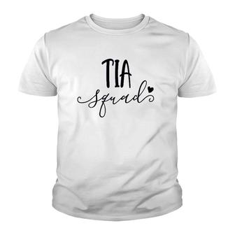 Womens Tia Squad Cute Spanish Aunt Life Mother's Day Gift Youth T-shirt | Mazezy