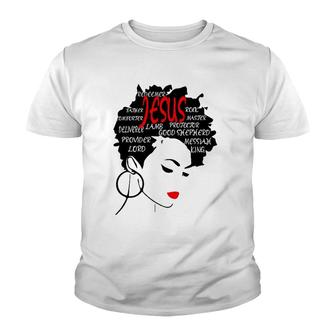 Word Art Hairchristian Fashion Gifts Youth T-shirt | Mazezy