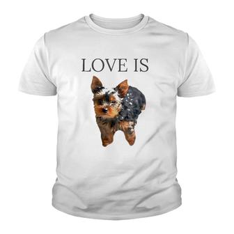 Yorkie Love Yorkshire Terrier Gifts Men Women Youth T-shirt | Mazezy
