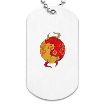 2021 Year Of The Ox Chinese Zodiac Dog Tag | Mazezy
