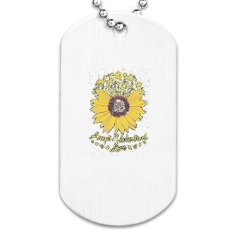 Accept Understand Love Sunflower Autism Dog Tag | Mazezy