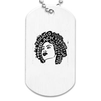 African American Woman Dog Tag | Mazezy