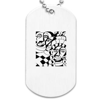 African Art Afrocentric Dog Tag | Mazezy