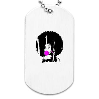 Afro Hair Natural Hair African American Dog Tag | Mazezy