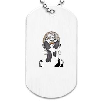 Afrocentric For Women Midnight Queen Dog Tag | Mazezy