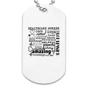 Amazing Healthcare Worker Dog Tag | Mazezy
