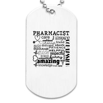 Amazing Pharmacist Dog Tag | Mazezy