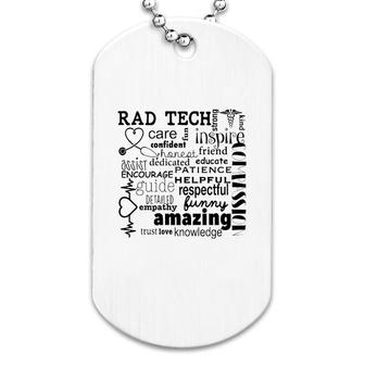 Amazing Rad Tech Dog Tag | Mazezy