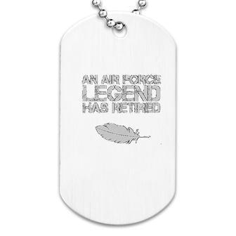 An Air Force Legend Has Retired Dog Tag | Mazezy