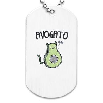 Avogato Funny Avocado Cat Dog Tag | Mazezy