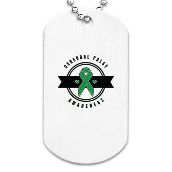Awareness With Green Ribbon Dog Tag | Mazezy
