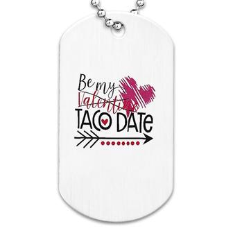Be My Valentine Valentine's Day Dog Tag | Mazezy