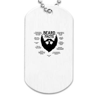 Beard Facts Dog Tag | Mazezy