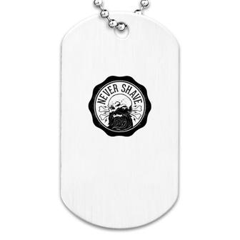 Beards Never Shave Dog Tag | Mazezy