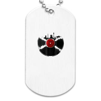 Berlin Vinyl Dj Techno Music Dog Tag | Mazezy