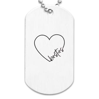 Best Friends Besties Dog Tag | Mazezy