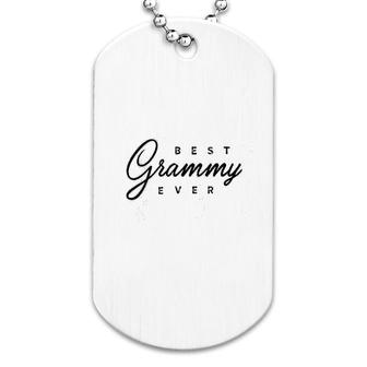 Best Grammy Ever Gift Dog Tag | Mazezy