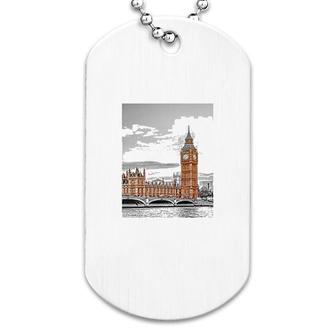 Big Ben Tower Of London London Tower Clock Dog Tag | Mazezy