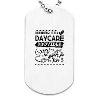 Big Grey Being A Daycare Provide Dog Tag | Mazezy