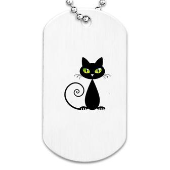 Black Cats Printed Dog Tag | Mazezy