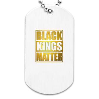 Black Kings Matter African Pride Dog Tag | Mazezy