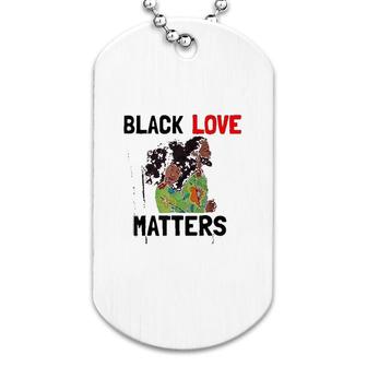 Black Love Matters Afrocentric Dog Tag | Mazezy