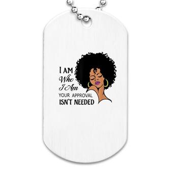 Black Queen Lady Black History Gifts Dog Tag | Mazezy
