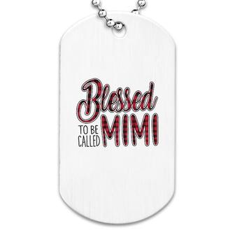 Blessed To Be Called Mimi Cute Dog Tag | Mazezy CA