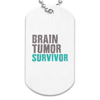 Brain Tumor Survivor Dog Tag | Mazezy