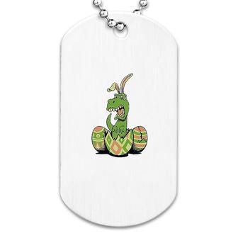 Bunny Easter Egg Funny Gift For Easter Dog Tag | Mazezy