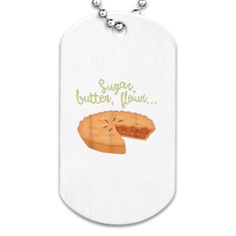 Butter Flour Funny Gift Baker Dog Tag | Mazezy