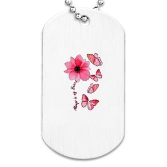 Butterfly Always In My Heart Dog Tag | Mazezy