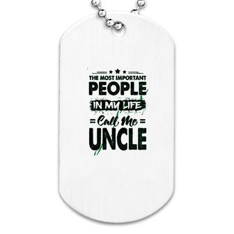 Call Me Uncle Dog Tag | Mazezy