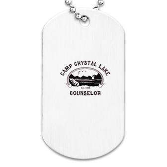 Camp Crystal Lake Counselor Dog Tag | Mazezy