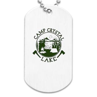 Camp Crystal Lake Counselor Horror Dog Tag | Mazezy CA