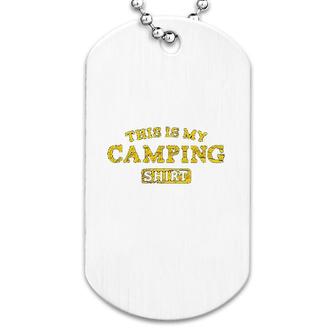 Camping Parks Graphic Dog Tag | Mazezy